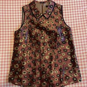 J.Crew metallic top